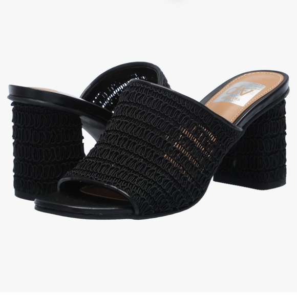 DV by Dolce Vita Shoes - Elegant Black Women's Heeled Mules